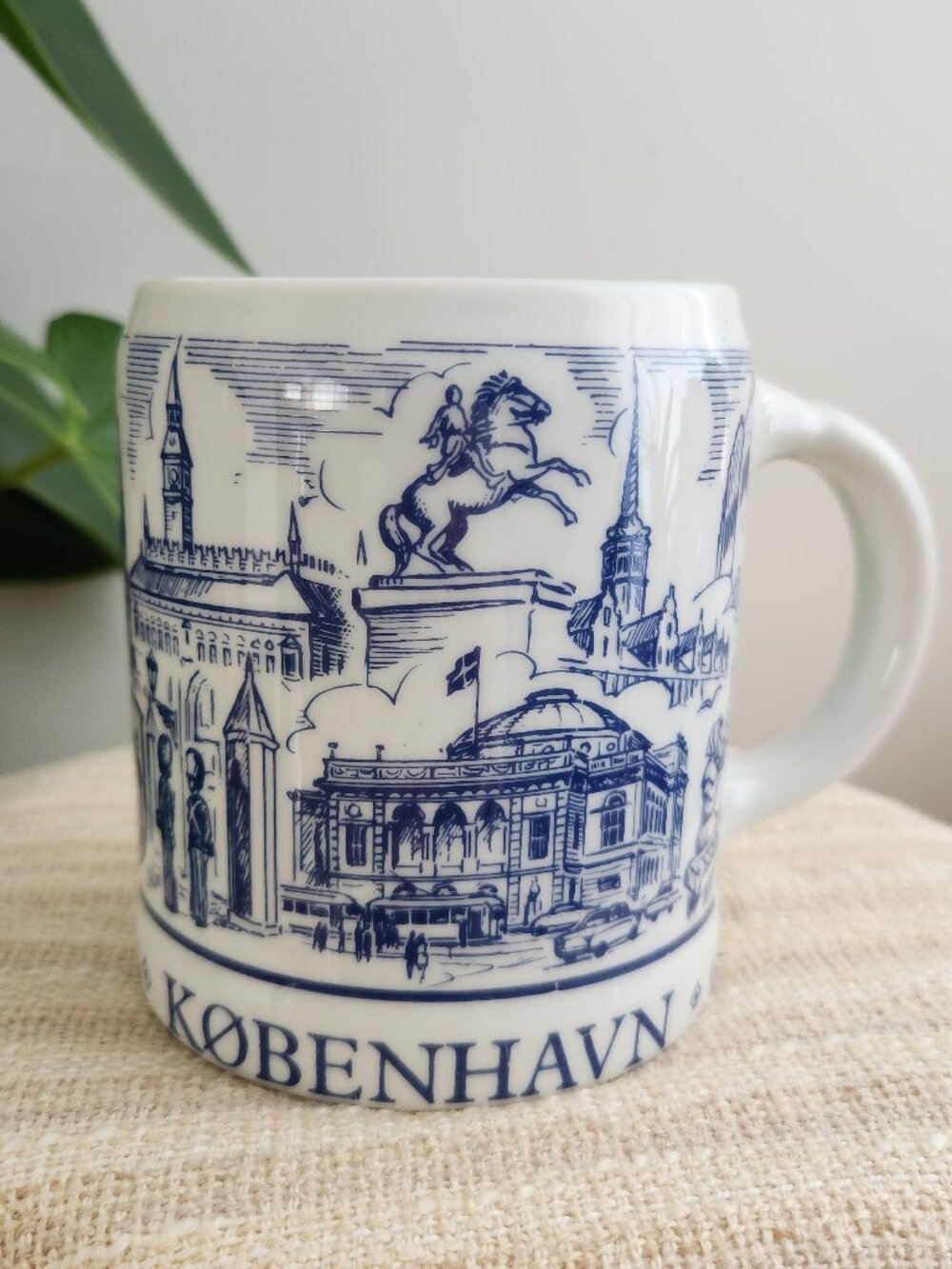 Vintage Beer Stein Denmark Bygdo Scandinavian Design Copenhagen Beer Mug